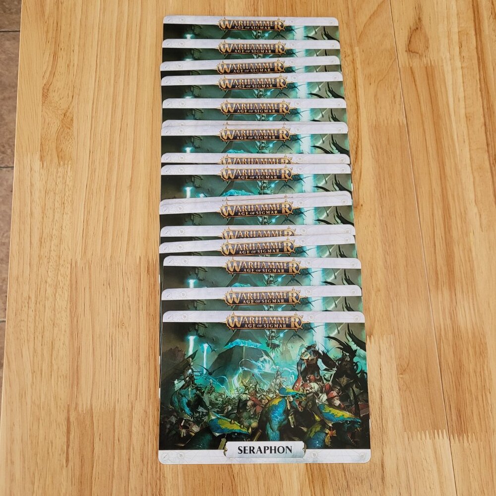 Warhammer: Age of Sigmar Warscroll Cards Seraphon